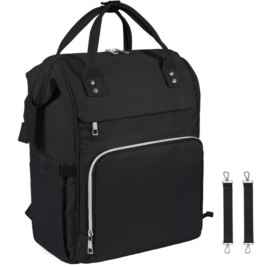ORASANT Large Diaper Bag Backpack, Anti-Water Maternity Bag Baby Girl Boy, Bookbag Diaper Bag, Black