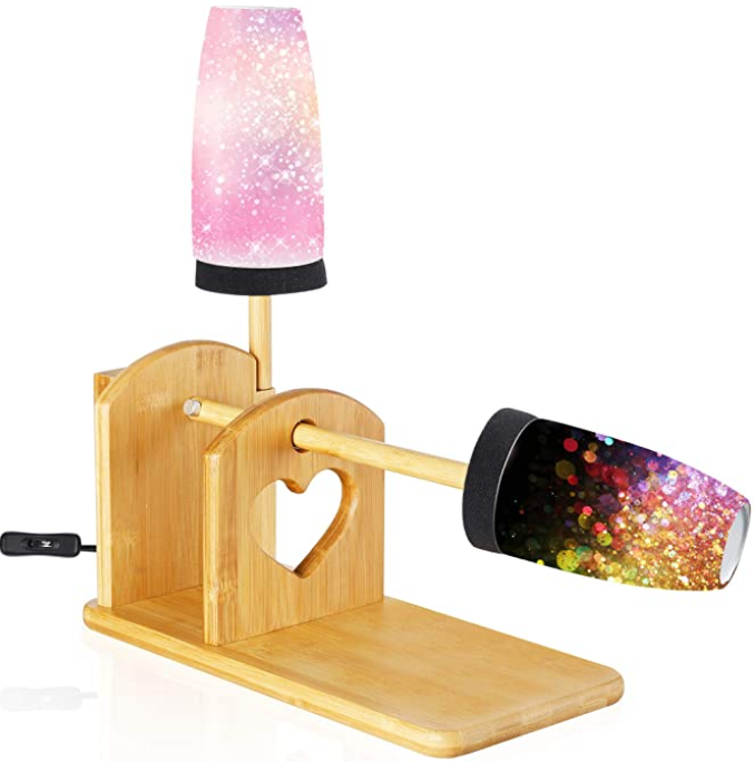 ORASANT Cup Turner Upgraded with Drying Wand Exchangeable, Super Silent Professional Tumbler Turner Machine of Smooth Running, Long Life Cycle Duty Spinner for Crafts Tumblers, Cuptisserie Turner DIY